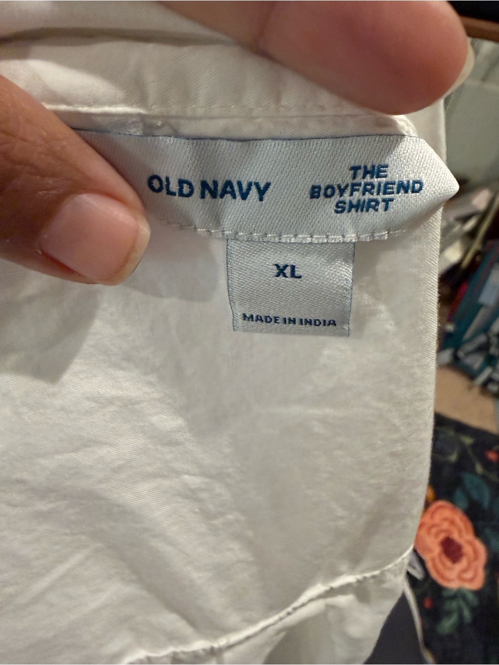 Old Navy Oversized Boyfriend button down shirt! - Picture 4 of 4
